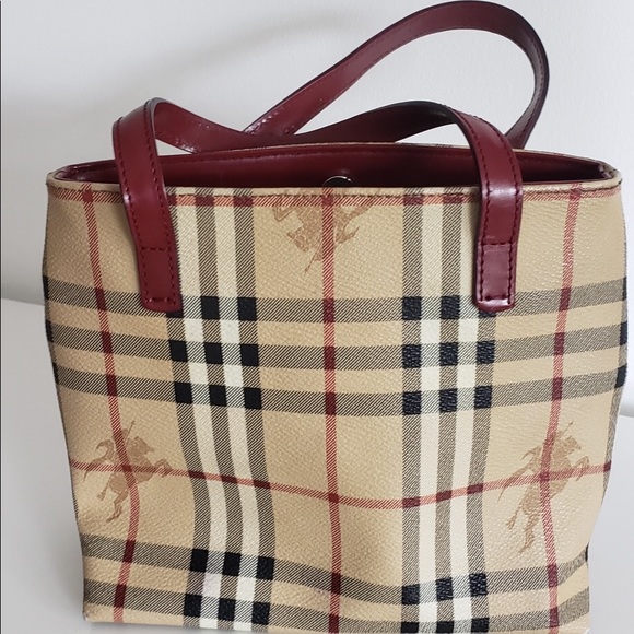 Authentic Burberry Tote - Small gently used - Picture 2 of 2